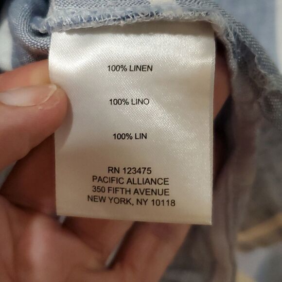 Striped Linen Tank Top  - Picture 6 of 8